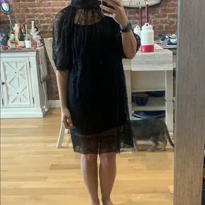 Black new lace dress BCBG MaxAzria